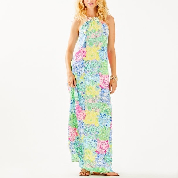 sequins jersey dress